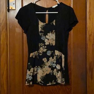 Floral pattern blouse
